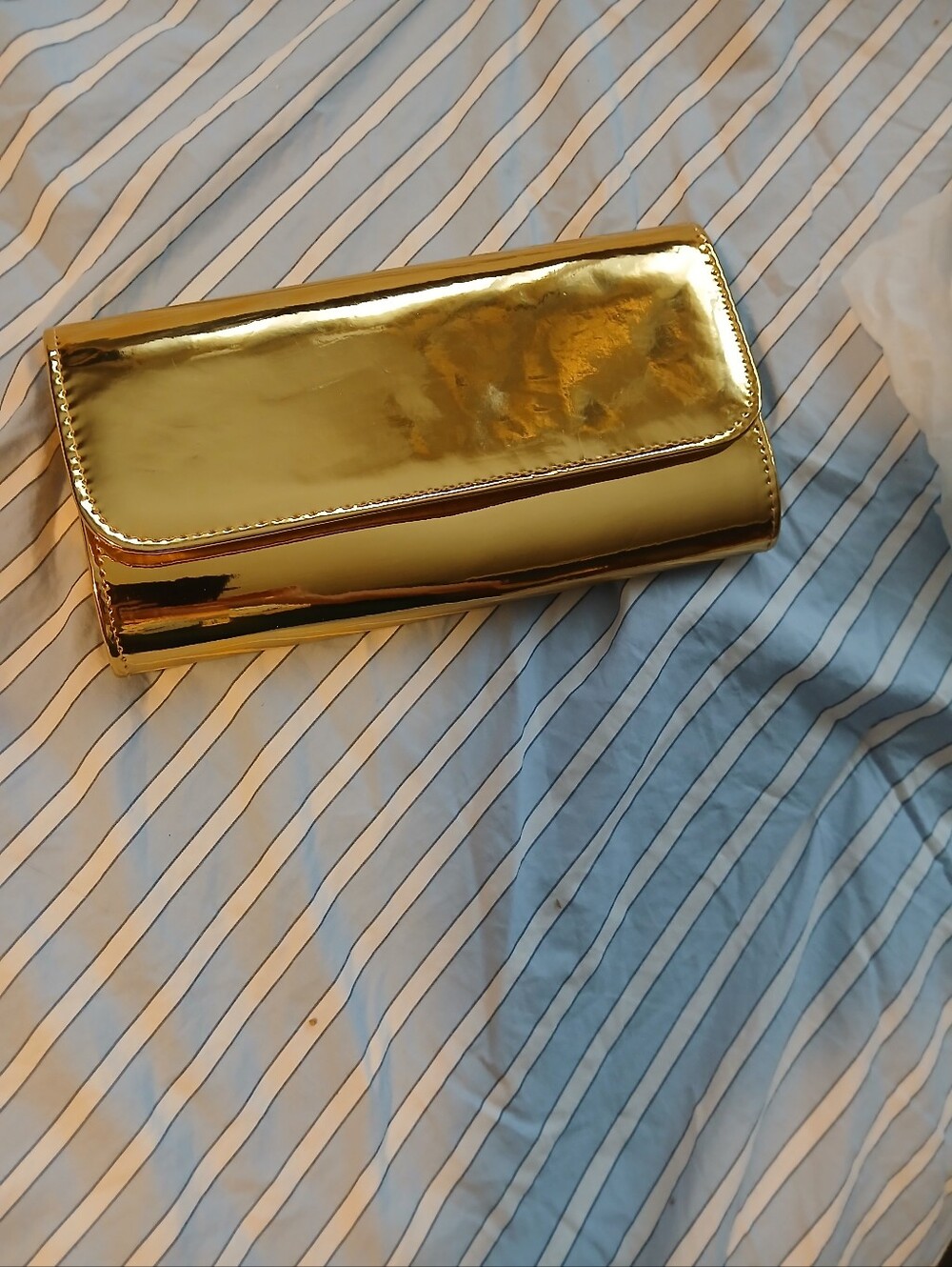 Gold Clutch Purse